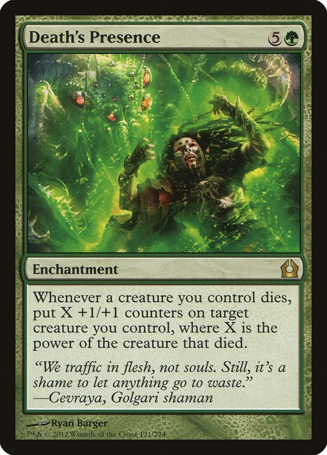 Image for Death's Presence (121) [Return to Ravnica] - Magic: The Gathering