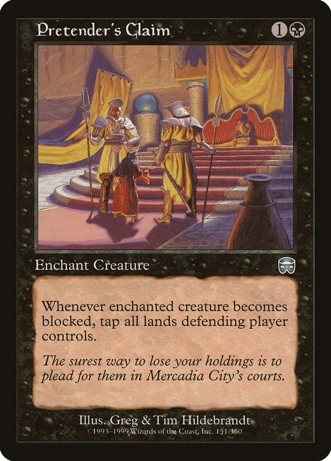 Image for Pretender's Claim (151) [Mercadian Masques] - Magic: The Gathering