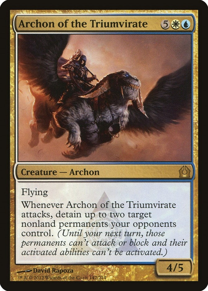 Image for Archon of the Triumvirate (142) [Return to Ravnica] - Magic: The Gathering