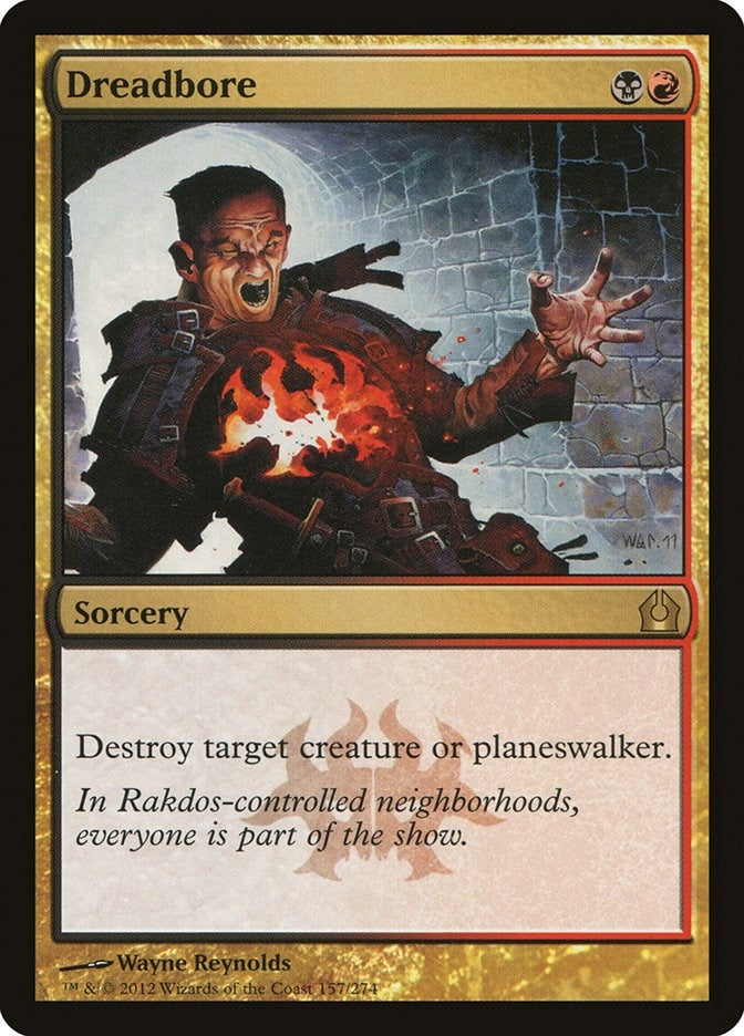 Image for Dreadbore (157) [Return to Ravnica] - Magic: The Gathering