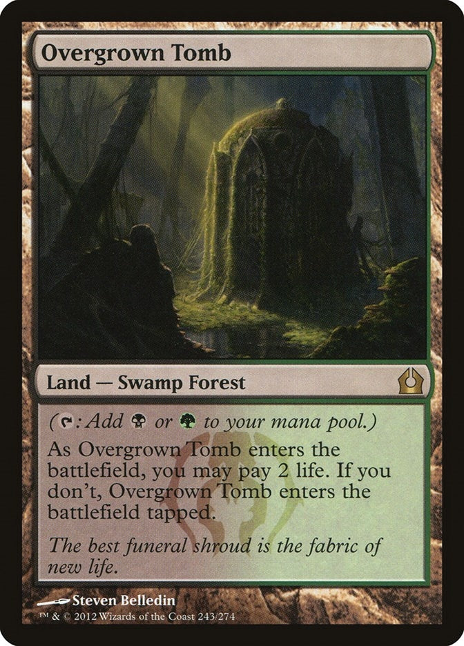 Overgrown Tomb (243) [Return to Ravnica]