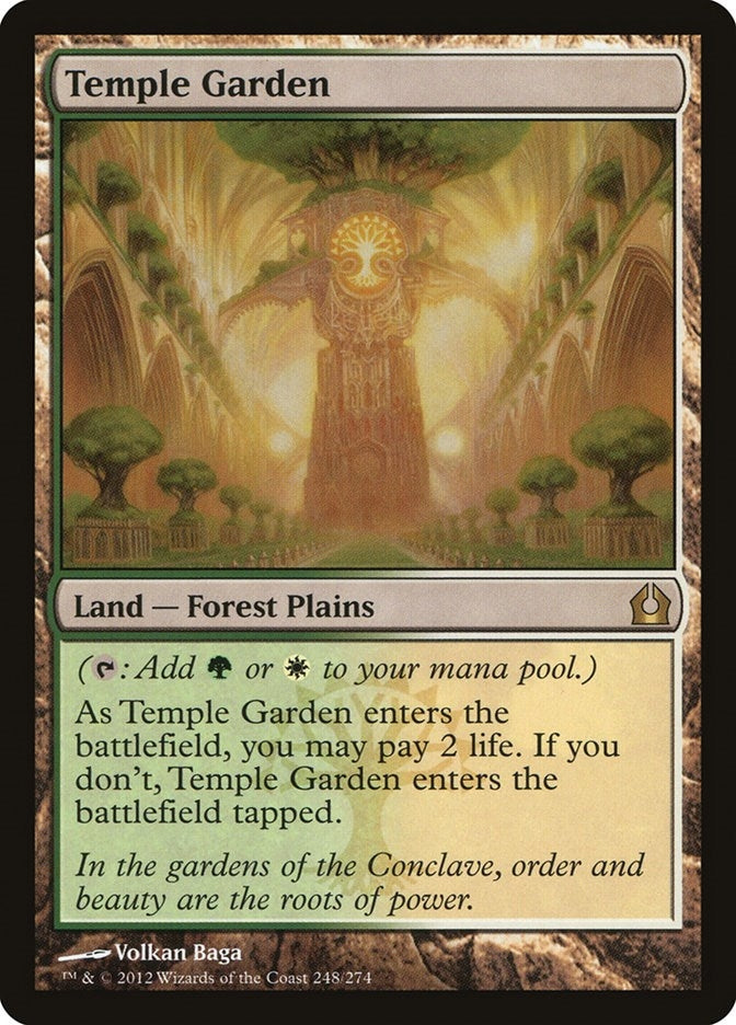 Image for Temple Garden (248) [Return to Ravnica] - Magic: The Gathering