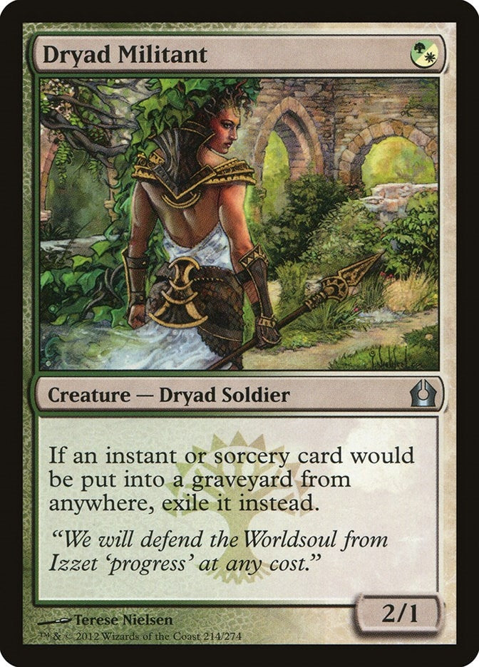 Image for Dryad Militant (214) [Return to Ravnica] - Magic: The Gathering