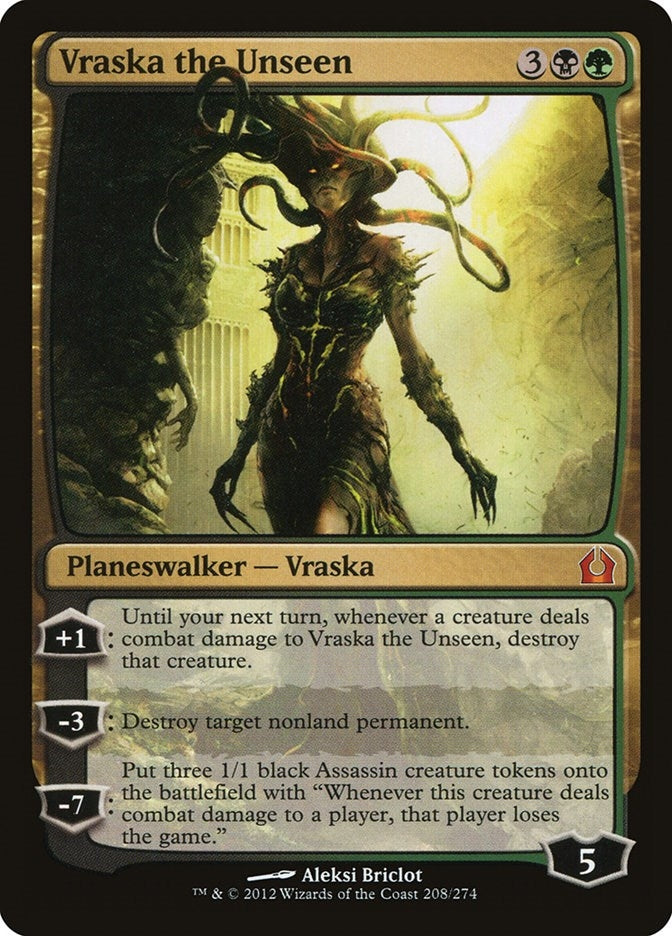 Image for Vraska the Unseen (208) [Return to Ravnica] - Magic: The Gathering