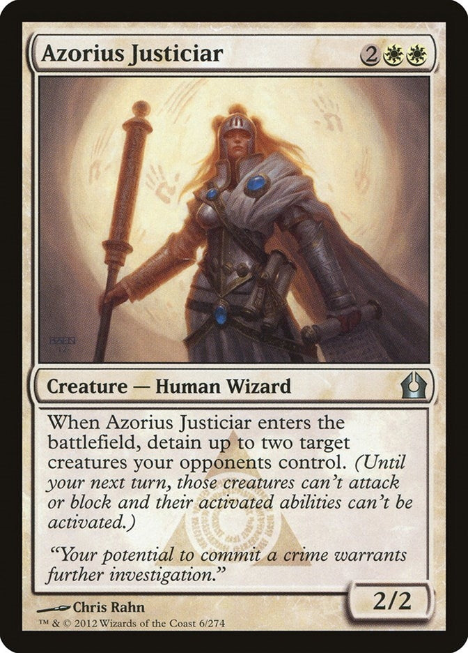 Image for Azorius Justiciar (6) [Return to Ravnica] - Magic: The Gathering