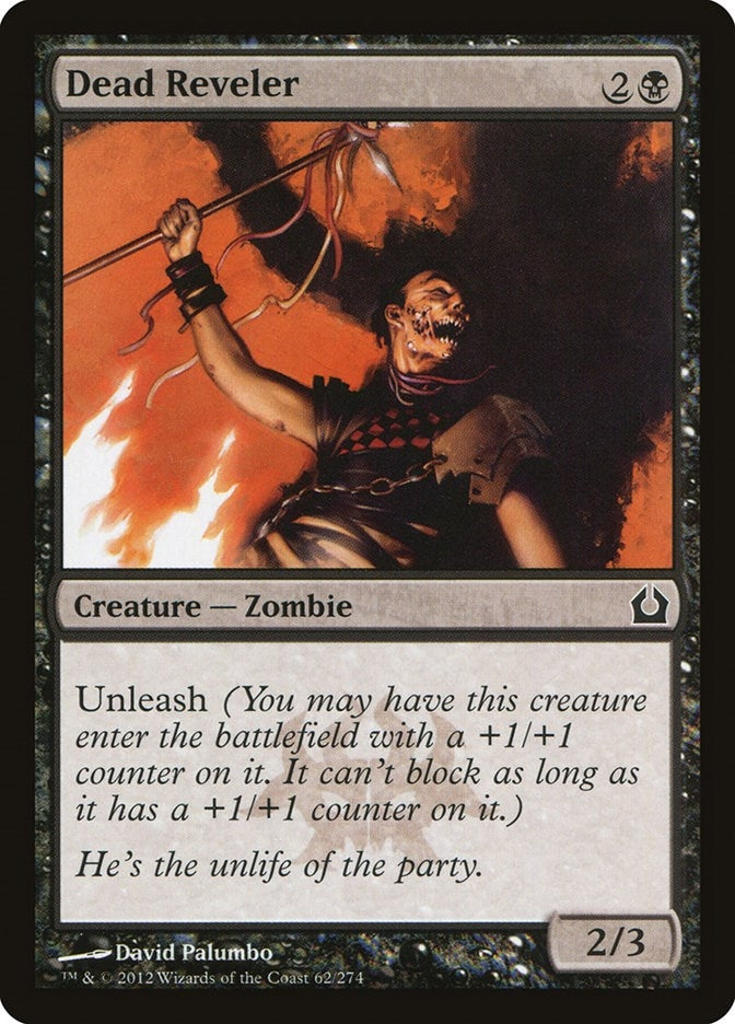 Image for Dead Reveler (62) [Return to Ravnica] - Magic: The Gathering