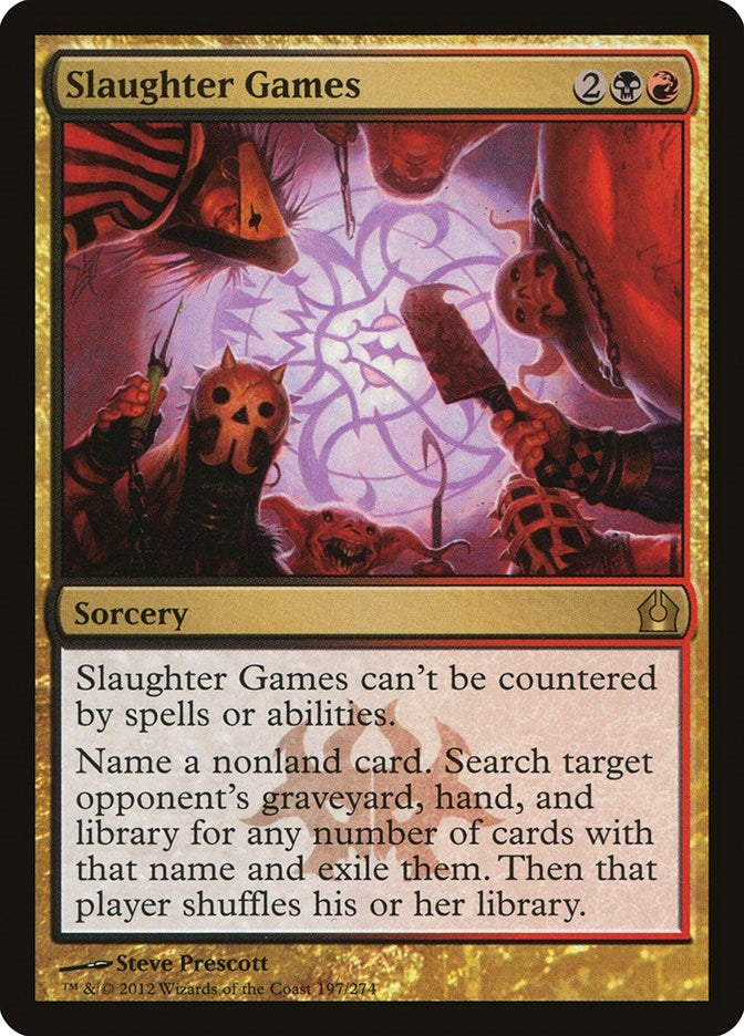 Image for Slaughter Games (197) [Return to Ravnica] - Magic: The Gathering