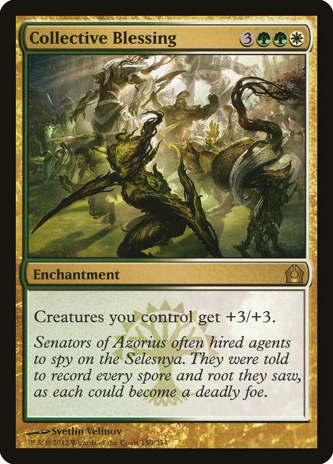 Image for Collective Blessing (150) [Return to Ravnica] - Magic: The Gathering