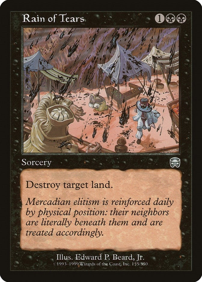 Image for Rain of Tears (155) [Mercadian Masques] - Magic: The Gathering