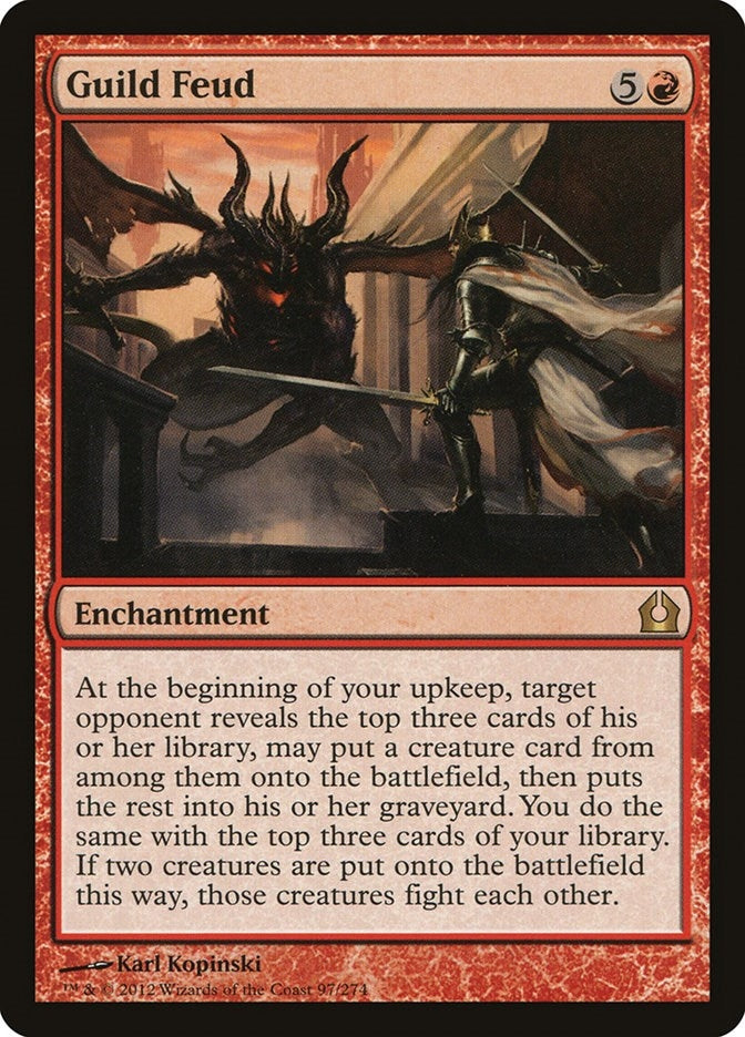 Image for Guild Feud (97) [Return to Ravnica] - Magic: The Gathering