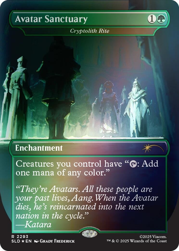 Image for Avatar Sanctuary - Cryptolith Rite (Rainbow Foil) (2293) [Secret Lair Drop Series] - Magic: The Gathering