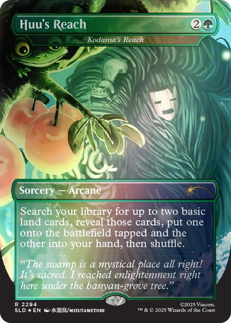 Image for Huu's Reach - Kodama's Reach (Rainbow Foil) (2294) [Secret Lair Drop Series] - Magic: The Gathering