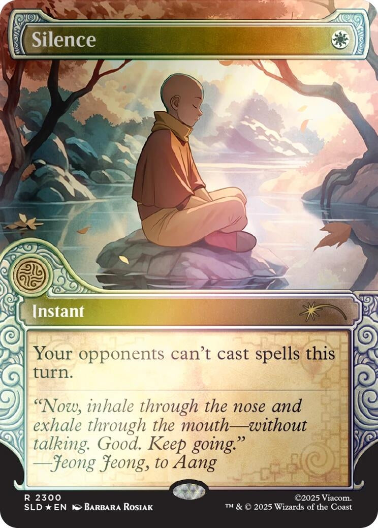 Image for Silence (2300) (Rainbow Foil) (2300) [Secret Lair Drop Series] - Magic: The Gathering