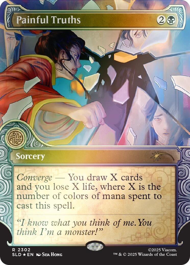 Image for Painful Truths (Rainbow Foil) (2302) [Secret Lair Drop Series] - Magic: The Gathering