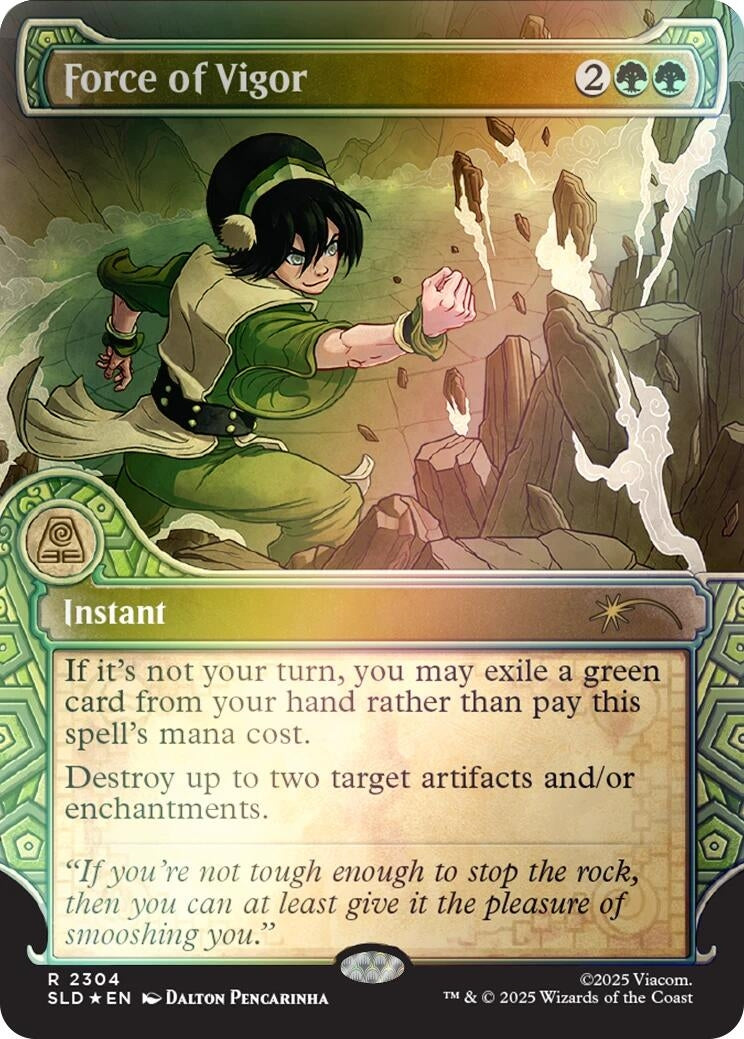 Image for Force of Vigor (Rainbow Foil) (2304) [Secret Lair Drop Series] - Magic: The Gathering
