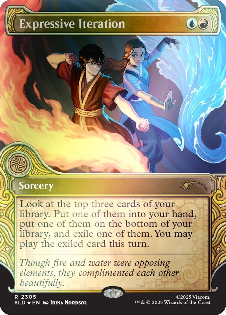 Image for Expressive Iteration (Rainbow Foil) (2305) [Secret Lair Drop Series] - Magic: The Gathering