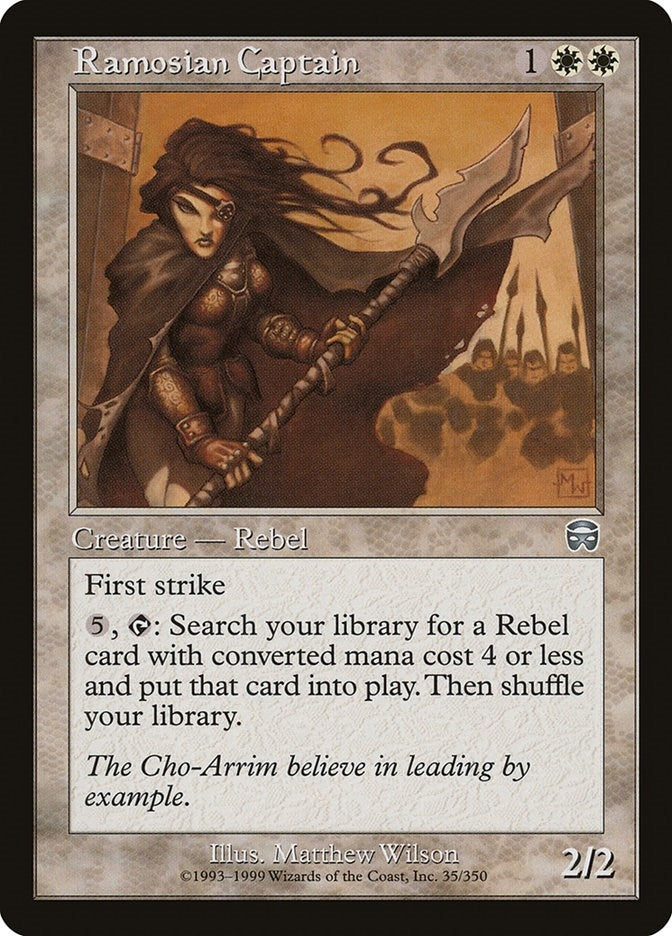 Image for Ramosian Captain (35) [Mercadian Masques] - Magic: The Gathering