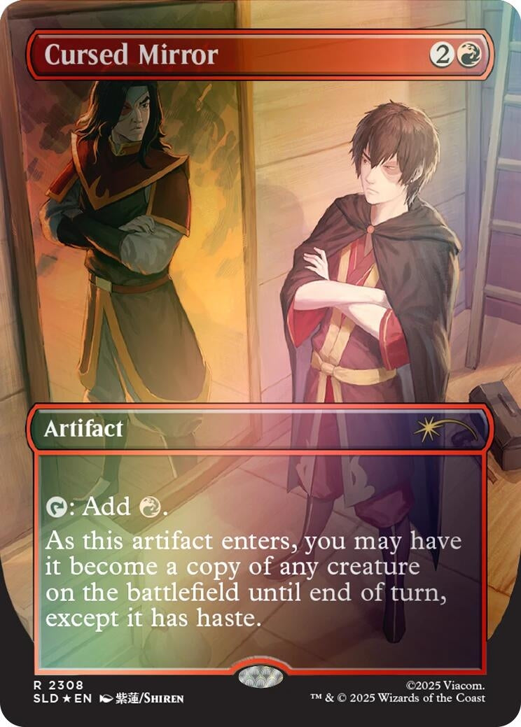 Image for Cursed Mirror (Rainbow Foil) (2308) [Secret Lair Drop Series] - Magic: The Gathering