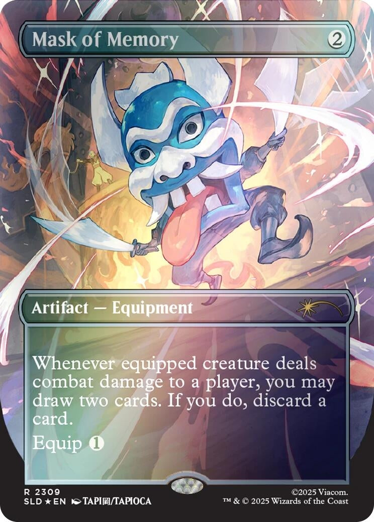 Image for Mask of Memory (Rainbow Foil) (2309) [Secret Lair Drop Series] - Magic: The Gathering