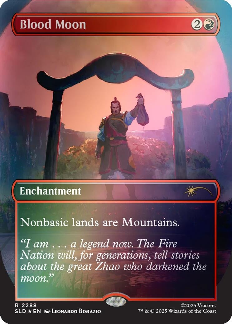 Image for Blood Moon (Rainbow Foil) (2288) [Secret Lair Drop Series] - Magic: The Gathering