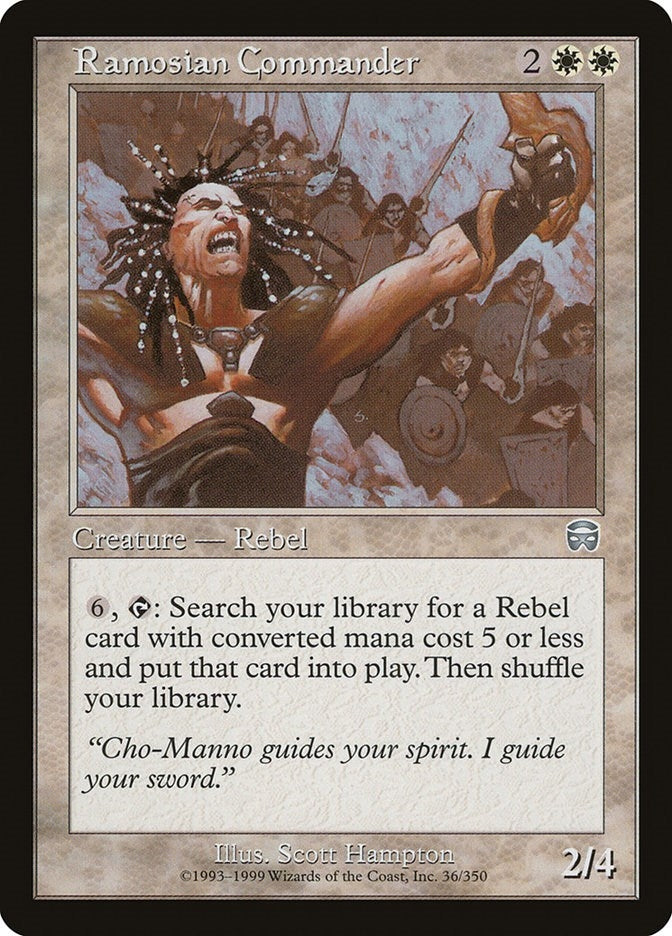 Image for Ramosian Commander (36) [Mercadian Masques] - Magic: The Gathering