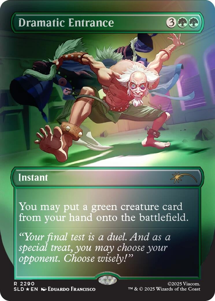 Image for Dramatic Entrance (Rainbow Foil) (2290) [Secret Lair Drop Series] - Magic: The Gathering