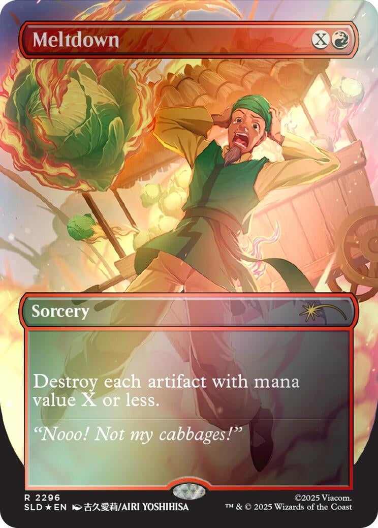 Image for Meltdown (Rainbow Foil) (2296) [Secret Lair Drop Series] - Magic: The Gathering