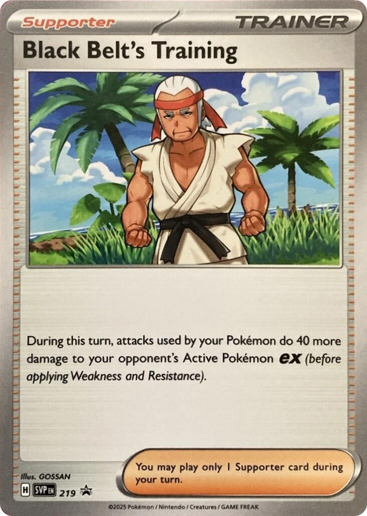 Image for Black Belt's Training - 219 (219) [SV: Scarlet & Violet Promo Cards] - Pokemon