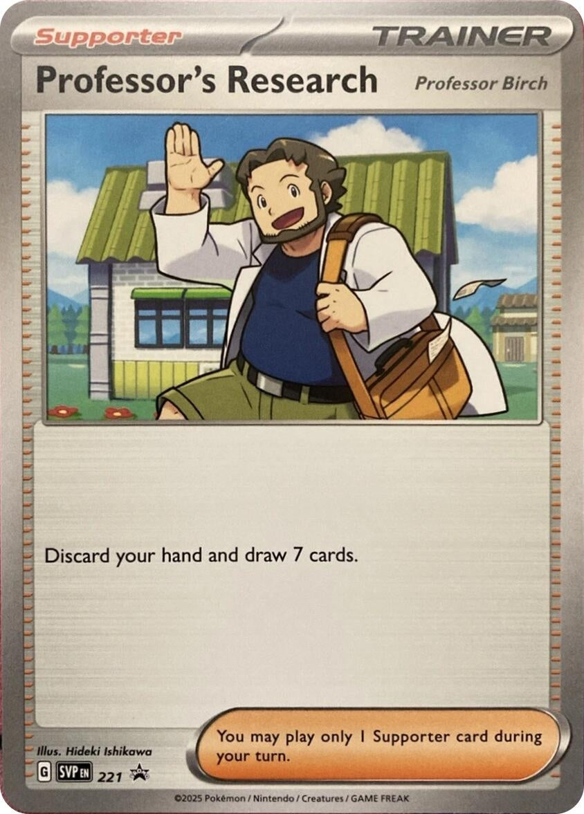 Image for Professor's Research - 221 (221) [SV: Scarlet & Violet Promo Cards] - Pokemon