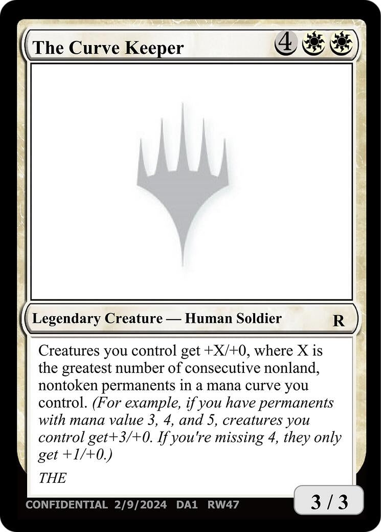 Image for The Curve Keeper [Un-Known Event Playtest Cards] - Magic: The Gathering