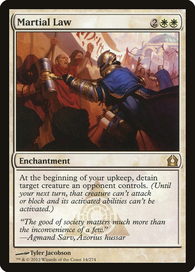 Image for Martial Law (14) [Return to Ravnica] - Magic: The Gathering