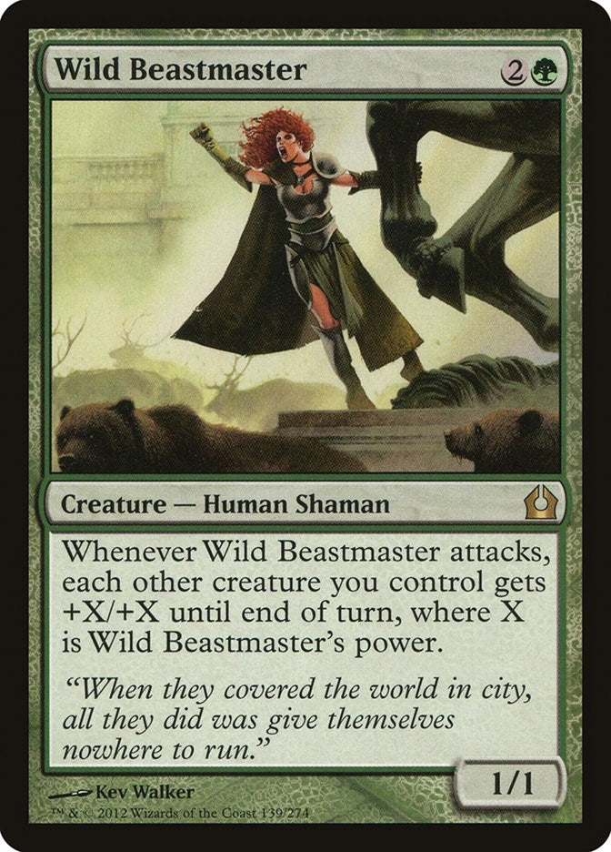 Image for Wild Beastmaster (139) [Return to Ravnica] - Magic: The Gathering
