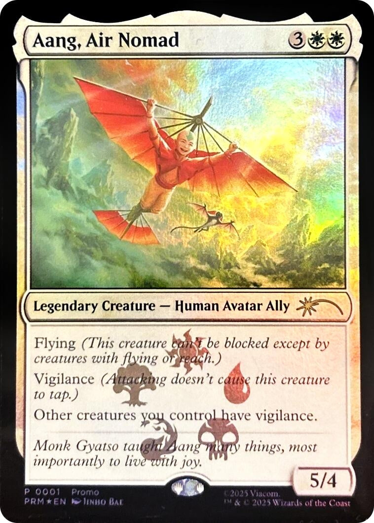 Image for Aang, Air Nomad (1) [Media Promos] - Magic: The Gathering