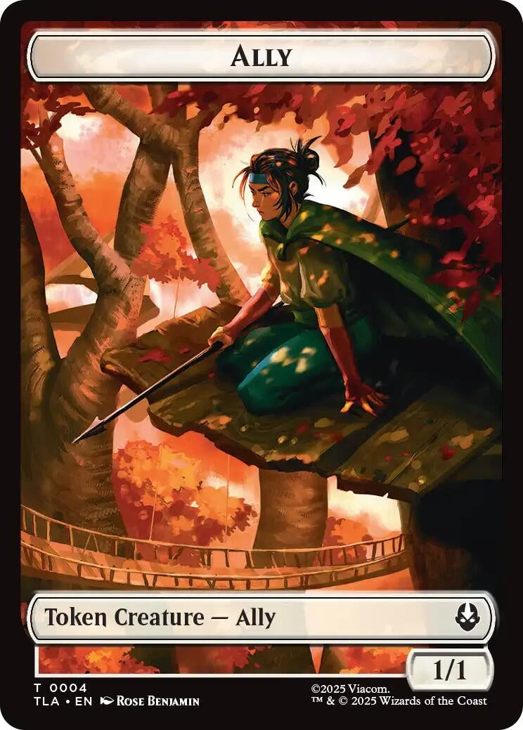 Image for Ally (0004) // Spirit Double-Sided Token (4 // 3) [Avatar: The Last Airbender] - Magic: The Gathering