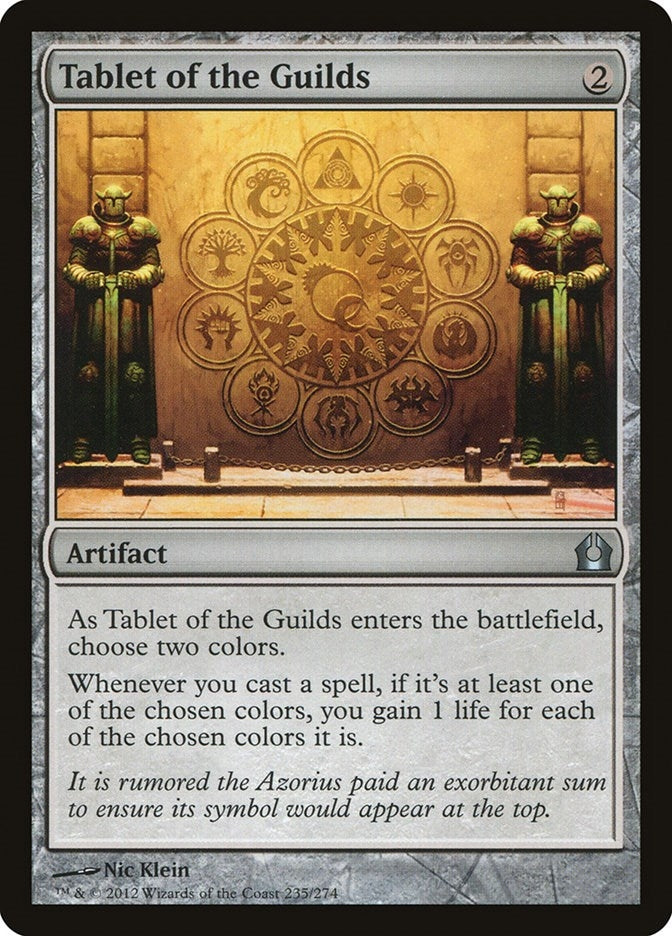 Image for Tablet of the Guilds (235) [Return to Ravnica] - Magic: The Gathering