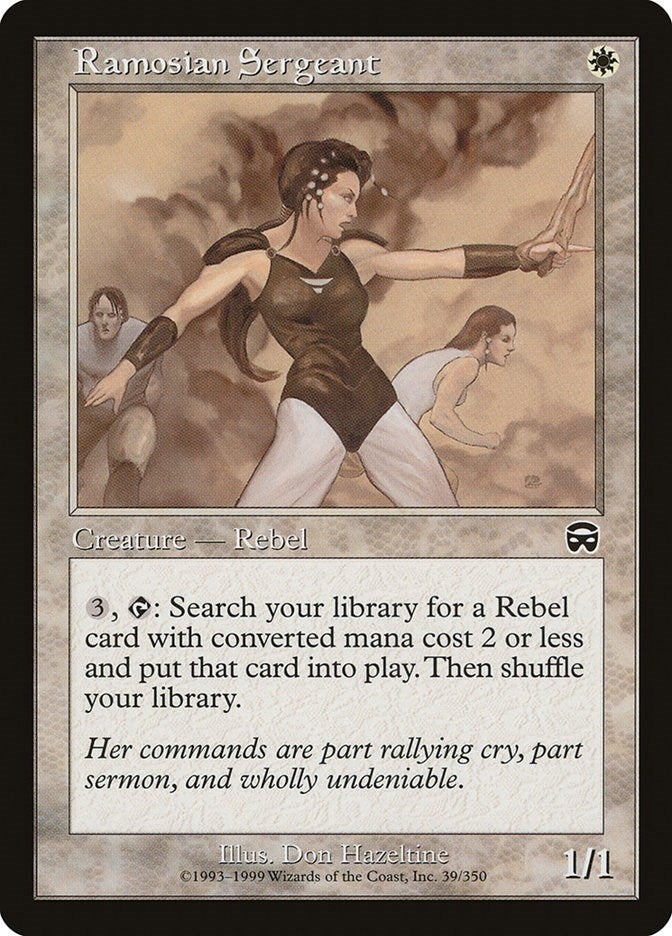 Image for Ramosian Sergeant (39) [Mercadian Masques] - Magic: The Gathering