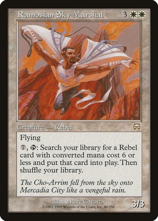 Image for Ramosian Sky Marshal (40) [Mercadian Masques] - Magic: The Gathering