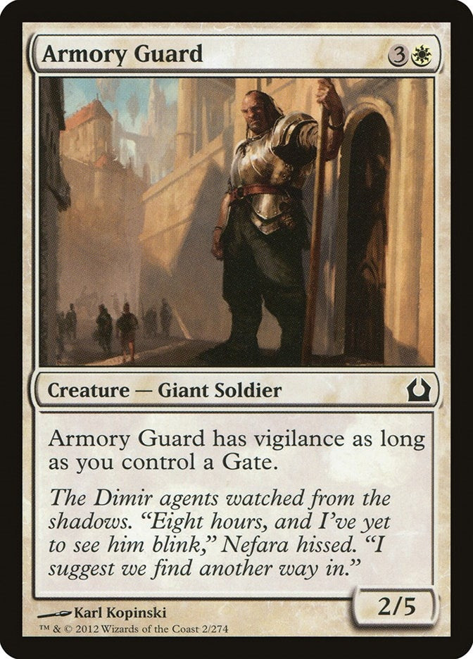 Image for Armory Guard (2) [Return to Ravnica] - Magic: The Gathering