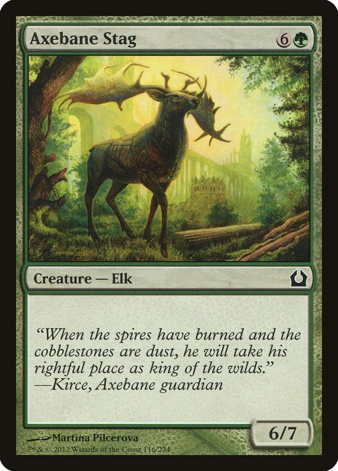 Image for Axebane Stag (116) [Return to Ravnica] - Magic: The Gathering