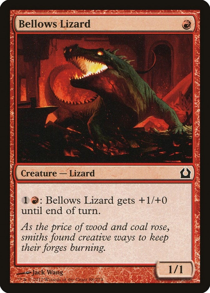 Image for Bellows Lizard (88) [Return to Ravnica] - Magic: The Gathering