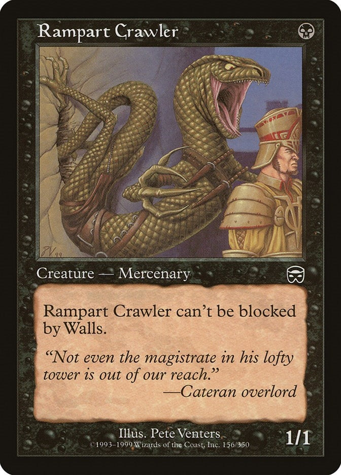 Image for Rampart Crawler (156) [Mercadian Masques] - Magic: The Gathering