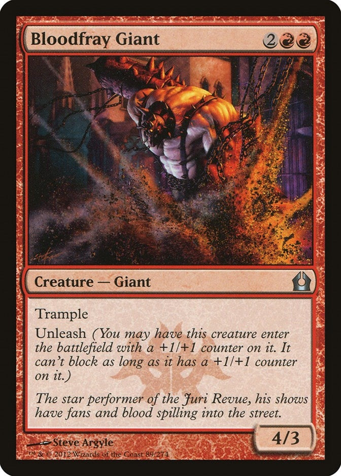 Image for Bloodfray Giant (89) [Return to Ravnica] - Magic: The Gathering
