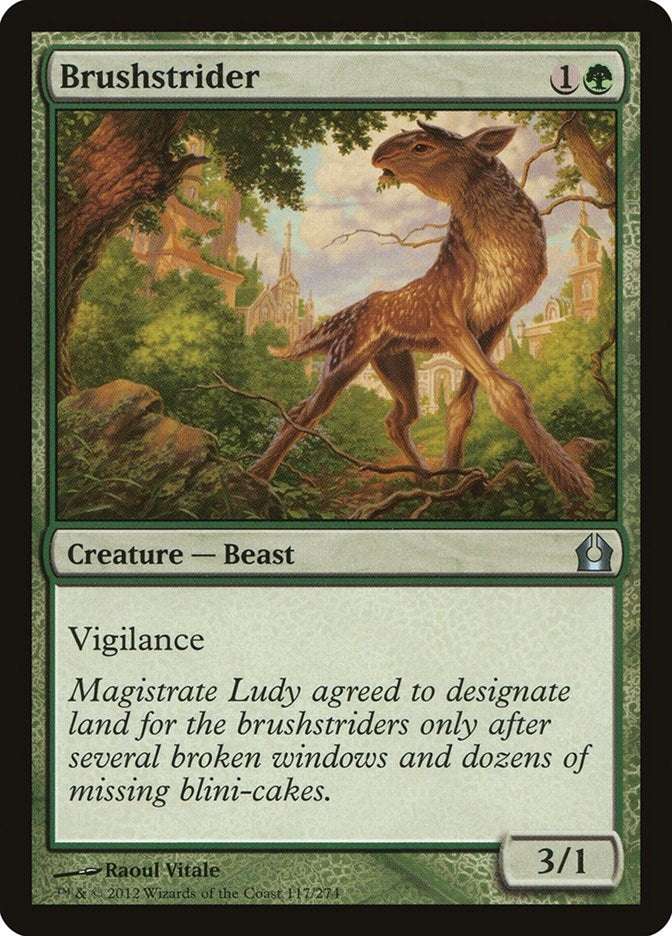 Image for Brushstrider (117) [Return to Ravnica] - Magic: The Gathering