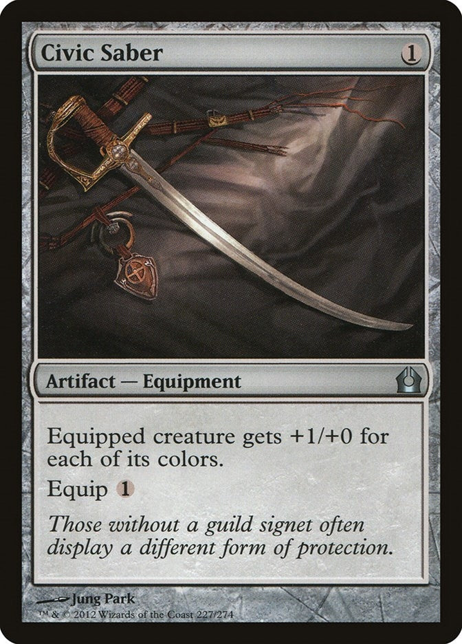 Image for Civic Saber (227) [Return to Ravnica] - Magic: The Gathering