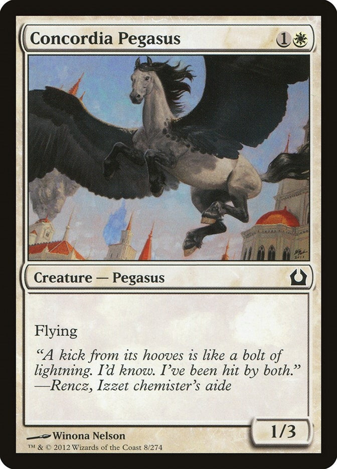 Image for Concordia Pegasus (8) [Return to Ravnica] - Magic: The Gathering