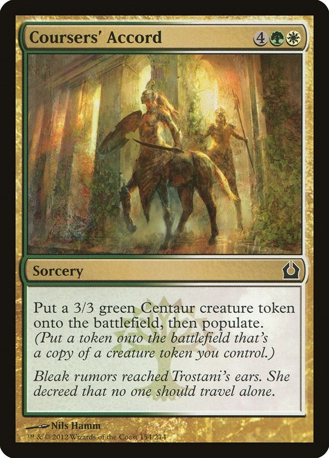 Image for Coursers' Accord (154) [Return to Ravnica] - Magic: The Gathering