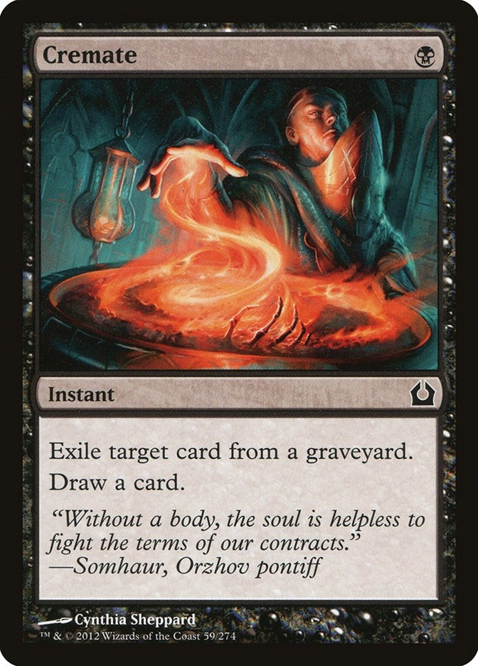 Image for Cremate (59) [Return to Ravnica] - Magic: The Gathering