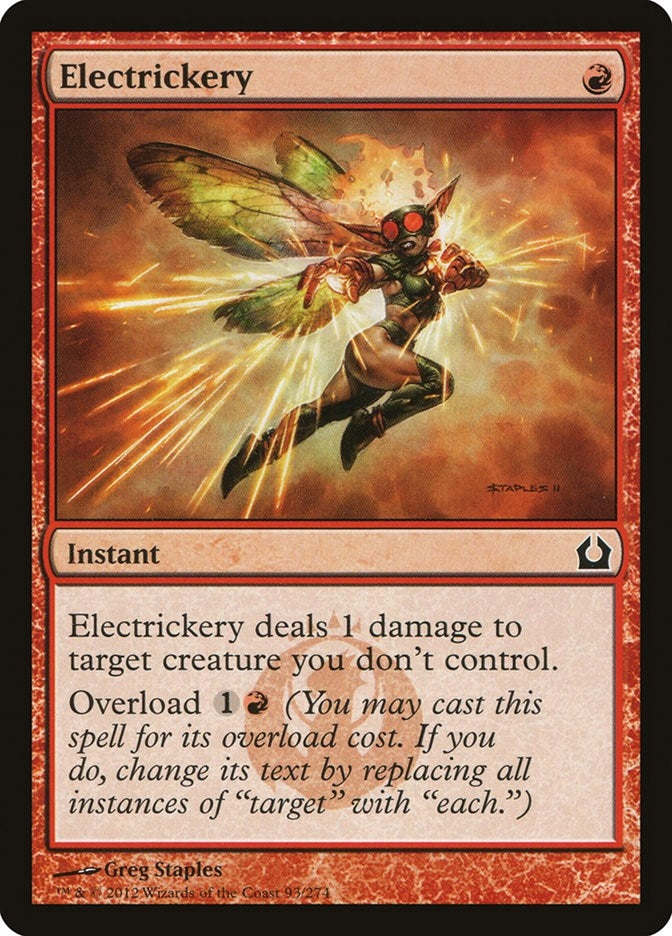 Image for Electrickery (93) [Return to Ravnica] - Magic: The Gathering