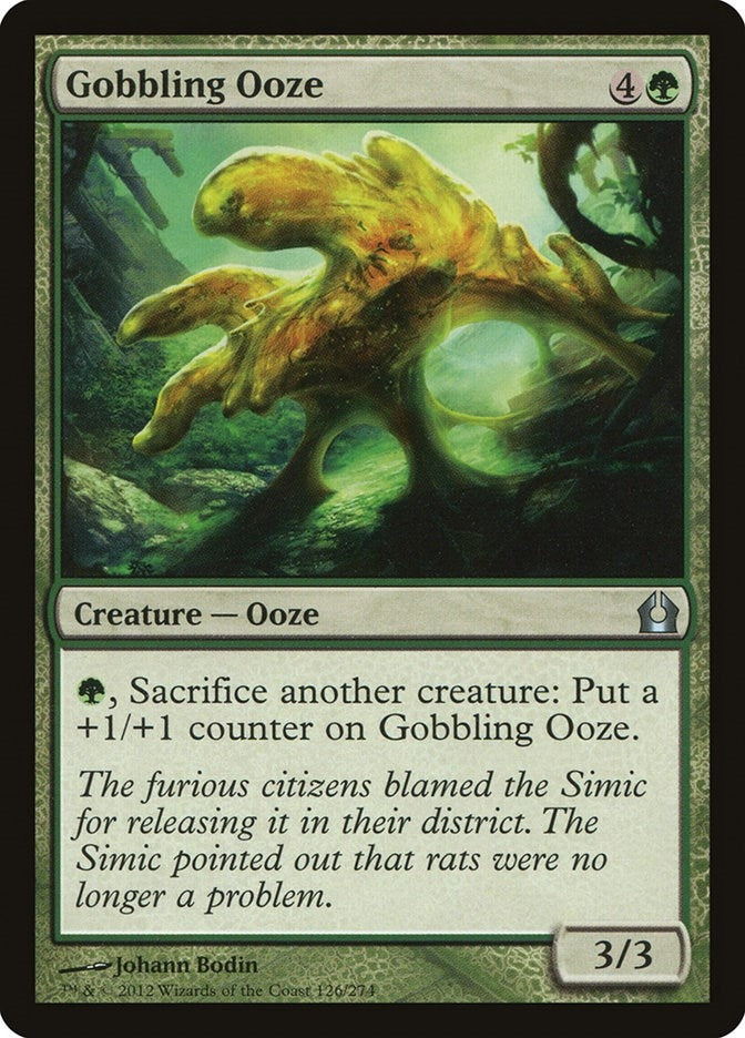 Image for Gobbling Ooze (126) [Return to Ravnica] - Magic: The Gathering