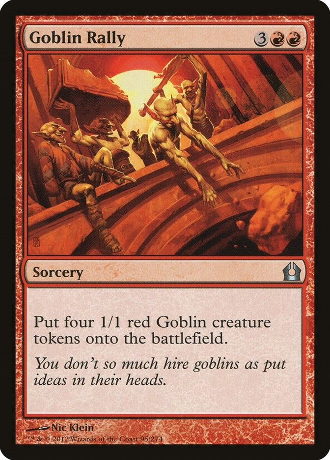 Image for Goblin Rally (95) [Return to Ravnica] - Magic: The Gathering